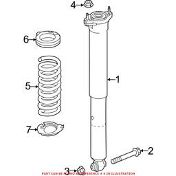 Mercedes Suspension Crossmember Nut 0029903754